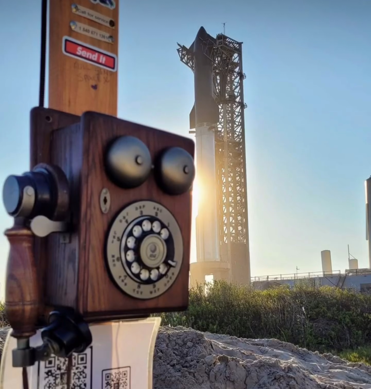 Prototype Public Phone Exhibited at Starbase